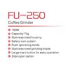 آسیاب قهوه فوما FU-250